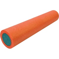Ролик для йоги полнотелый 2-х цветный (оранжево/зеленый) 90х15см. (B34501) PEF90-23