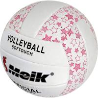Мяч волейбольный "Meik-2898" (розовый) PU 2.5, 270 гр, машинная сшивка R18039-1