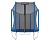 Батут Trampoline STOCK 6 ft ULTRASPORT с внешней защитной сеткой