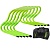 Барьеры тренировочные (набор из 5 штук в сумке), 15-30см (зеленый Neon) E33553-ST